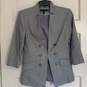 White House black market grey blazer